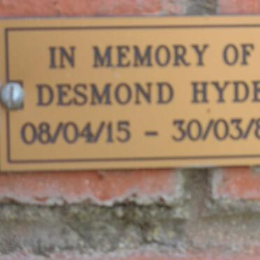 HYDE Desmond 1915-1986