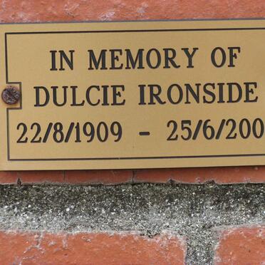 IRONSIDE Dulcie 1909-2005