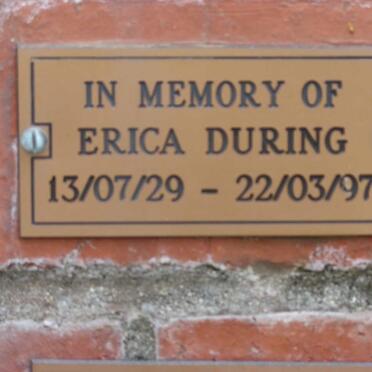 DURING Erica 1929-1997
