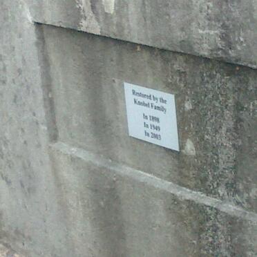 4. Restored by the Knobel Family in 1898, 1949 and 2003