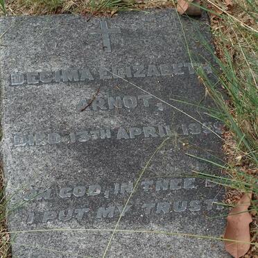 ARNOT Decima Elizabeth -1959