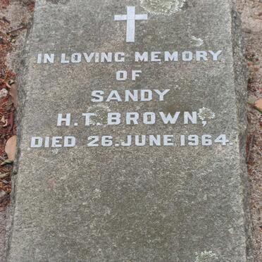 BROWN Sandy H.T.  -1964
