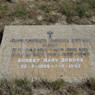 BROOKE John Charles Herries 1873-1951 :: BROOKE Audrey Mary 1896-1985