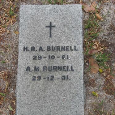 BURNELL H.R.A. -1?61 :: BURNELL A.M. -1901