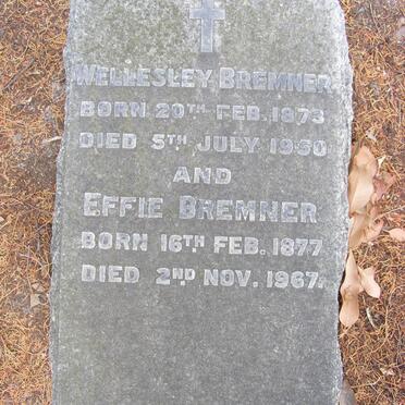 BREMNER Wellesley 1873-1950 &amp; Effie 1877-1967