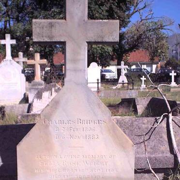 BRIDGES Charles 1806-1883 &amp; WRIGHT Eliza Rose 1804-1896