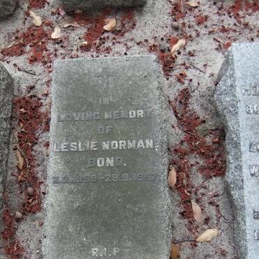 BOND Leslie Norman 1899-1967