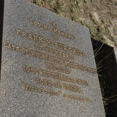 BURCHILL Frank H. -1890