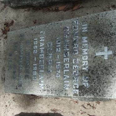CHAMBERLAIN Edward George 1912-1974 &amp; Beatrice 1910-1986 :: CHAMBERLAIN Gloria 1952-1985