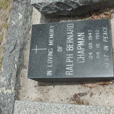 CHAPMAN Ralph Bernard 1947-1992