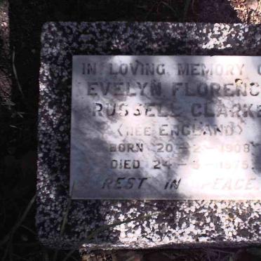CLARKE Evelyn Florence Russell nee ENGLAND 1908-1975