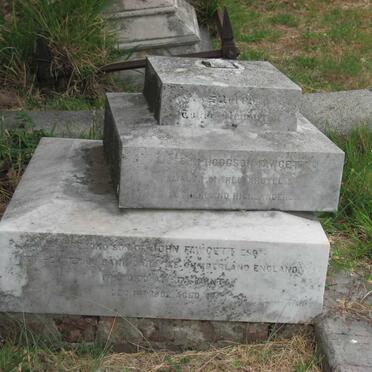 FAWCETT Joseph Hodgson  -1882