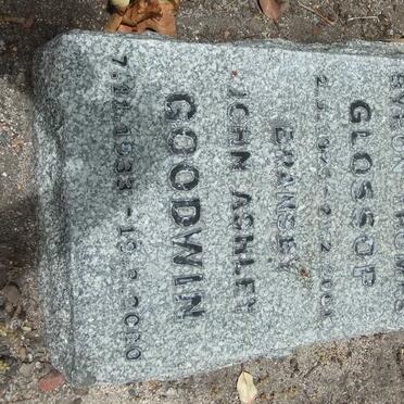 GLOSSOP Herbert Byron Thomas 1925-2001 :: GOODWIN Bransby John Ashley 1933-2000