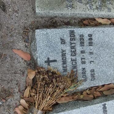 GERTSON ?ence 1930-1986