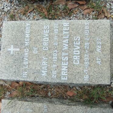 GROVES Ernest Walter 1897-1983 &amp; Mary 1903-1977