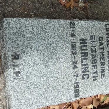 HURLING Catherine Elizabeth 1913-1999