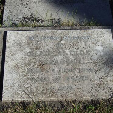 ISAACSON Alice Mathilda -1956