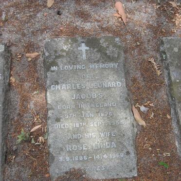 JACOBS Charles Leonard 1876-1955 &amp; Rose Linda 1886-1968