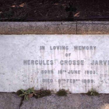 JARVIS Hercules Crosse 1803-1889