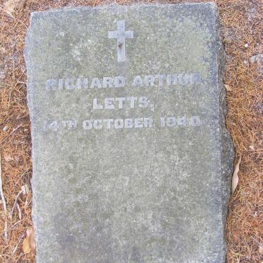 LETTS Richard Arthur  -1940