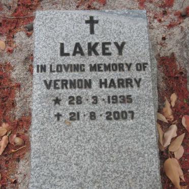 LAKEY Vernon Harry 1935-2007