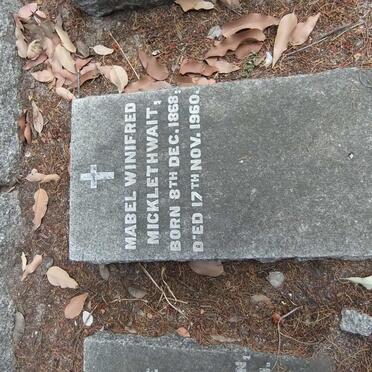 MICKLETHWAIT Mabel Winifred 1868-1960