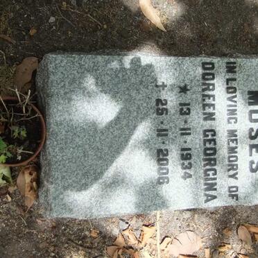 MOSES Doreen Georgina 1934-2006