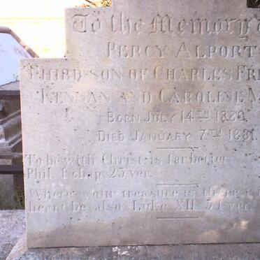 MURRAY Charles Alport 1880 - 1881