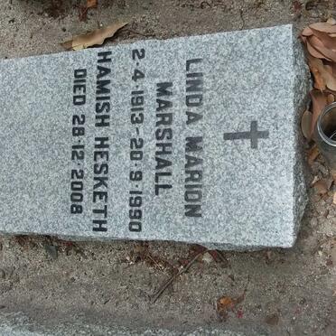 MARSHALL Linda Marion 1913-1990 :: HESKETH Hamish -2008