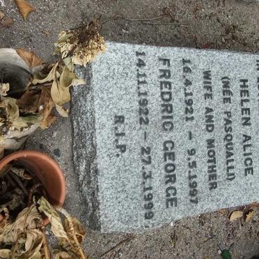 MAROON Fredric George 1922-1999 &amp; Helen Alice PASQUALLI  1921-1997