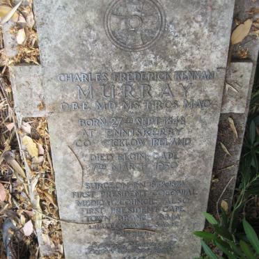 MURRAY Charles Frederick Kennan 1848-1930 &amp; Caroline nee MOLTENO 1852-1937