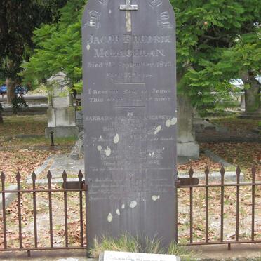 McLACHLAN Jacob Frederik -1873 :: McLACHLAN Barbara Cornelia Margaretha 1802-1880 :: McLACHLAN Elizabeth 1838-1887