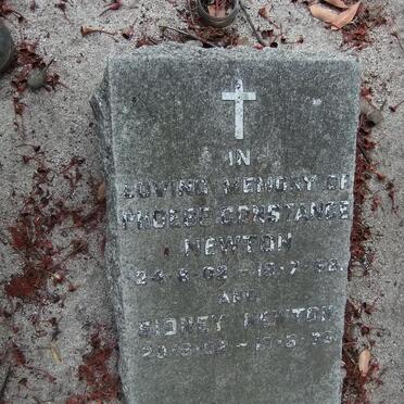 NEWTON Sidney 1902-1979 &amp; Phoebe Constance 1902-1968