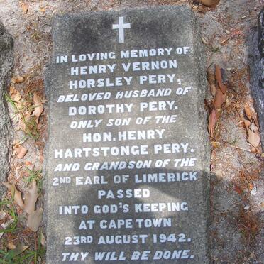 PERY Henry Vernon Horsley -1942