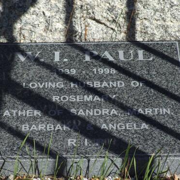 PAUL W.I. 1939-1998