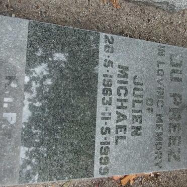 PREEZ Julien Michael, du 1963-1999