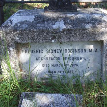 ROBINSON Frederic Sidney -1874