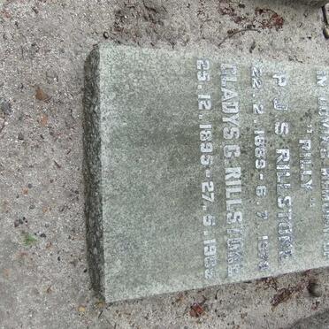RILLSTONE P.J.S. 1889-1970 &amp; Gladys C. 1895-1985