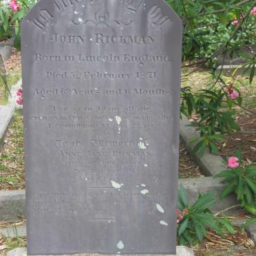RICKMAN John -1871 &amp; Anne Jane -1881