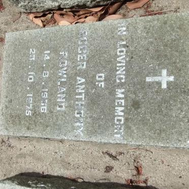 ROWLAND Roger Anthony 1936-1975