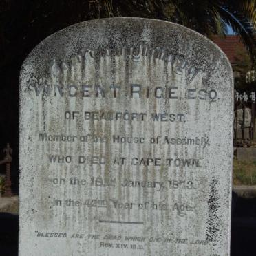 RICE Vincent -1873