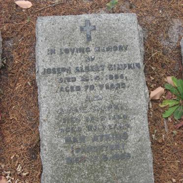 SIMPKIN Joseph Albert -1955 &amp; Annie -1966 :: ATKINS Nan -1996