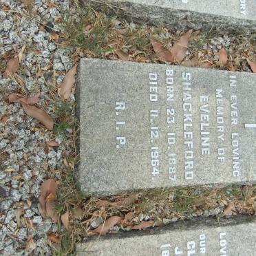 SHACKLEFORD Eveline 1887-1964