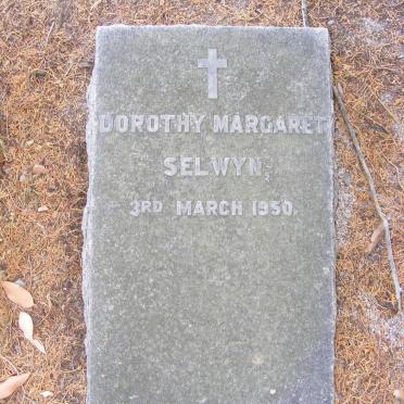 SELWYN Dorothy Margaret -1950