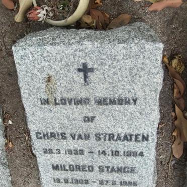 STRAATEN Chris, van 1932-1994 :: STANGE Mildred 1902-1995