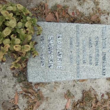 SWANSON Walter Donald 1903-1985 :: SWANSON Marjorie 1920-1998