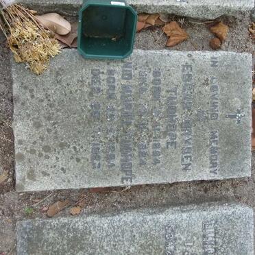 TUDHOPE Edgar Dryden 1894-1984 &amp; Enid Muriel 1894-1983