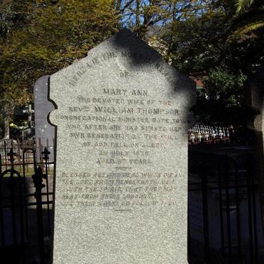 THOMPSON Mary Ann -1879