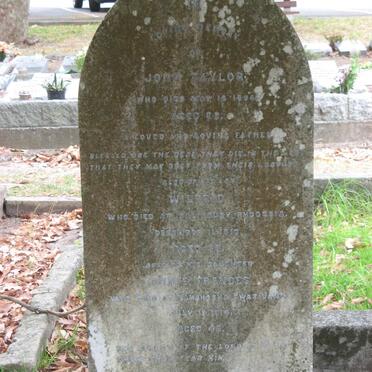 TAYLOR John -1894 :: TAYLOR Wilfrid -1913 :: TAYLOR Annie Frances -1914