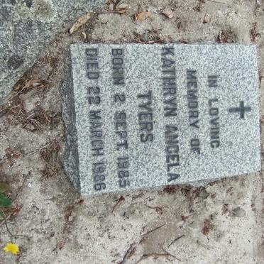 TYERS Kathryn Angela 1985-1986